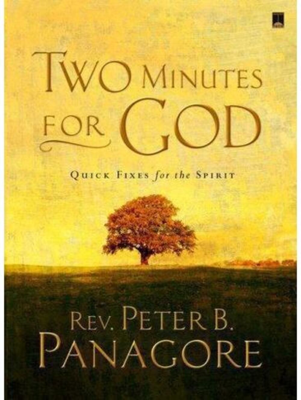 Two Minutes for God : Quick Fixes for the Spirit Peter B. Panagore Paperback